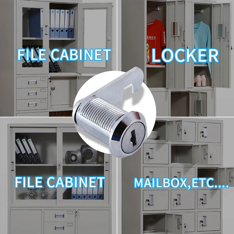 High quality zinc alloy D18x25 furniture cabinet hardware fitting pin round cam lock