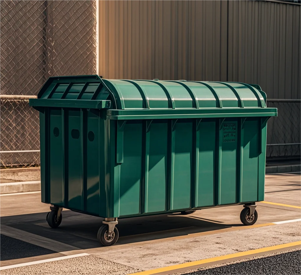 Industrial Customized Carbon Steel Roll Off Waste Management  garbage dumpster Outdoor mobile Scrap metal skip bin