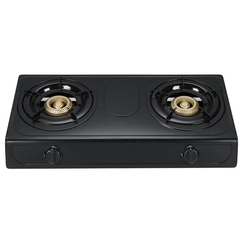 Home Kitchen Automatic Ignition Table Cooktops 2 Honeycombs Burners Gas Hob Portable Gas Stove