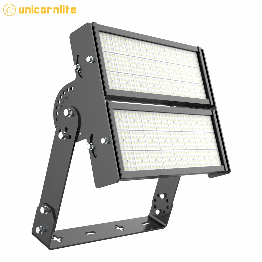 High Mast Light 1500W  Sports Soccer Field  Pole Lamp  140lm/w For Football With PMMA Lens