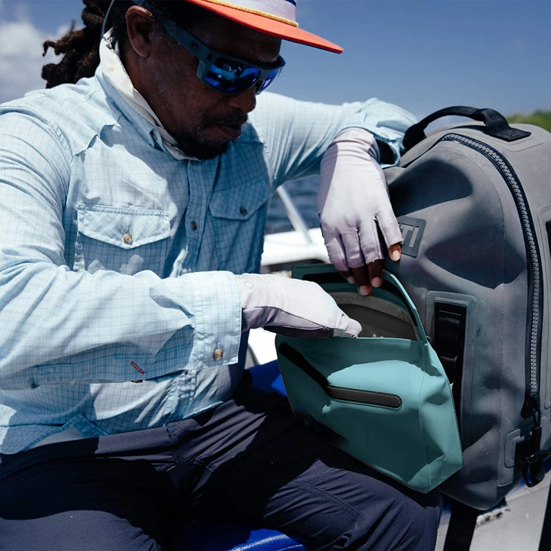 Suntour River Green color Vinyl Sidekick Dry Waterproof Gear Case and Bag