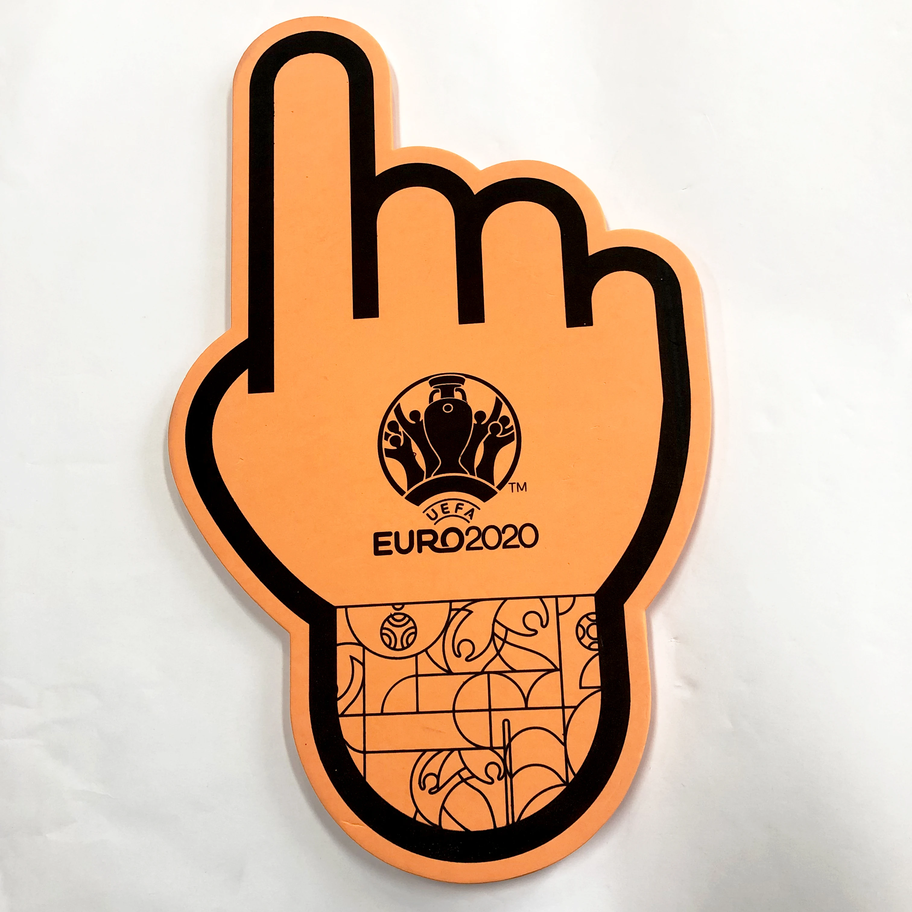 Custom map up clapping gloves PVC foam gloves cute party flap EVA hand