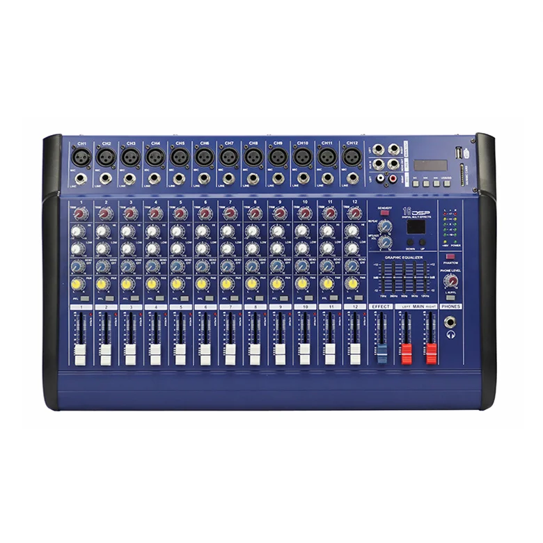 Audio Mixer Audio Digital Reverb Effect Professional Mixer Processor Dsp100 Pre Amplifier Dsp Function China Mischpult