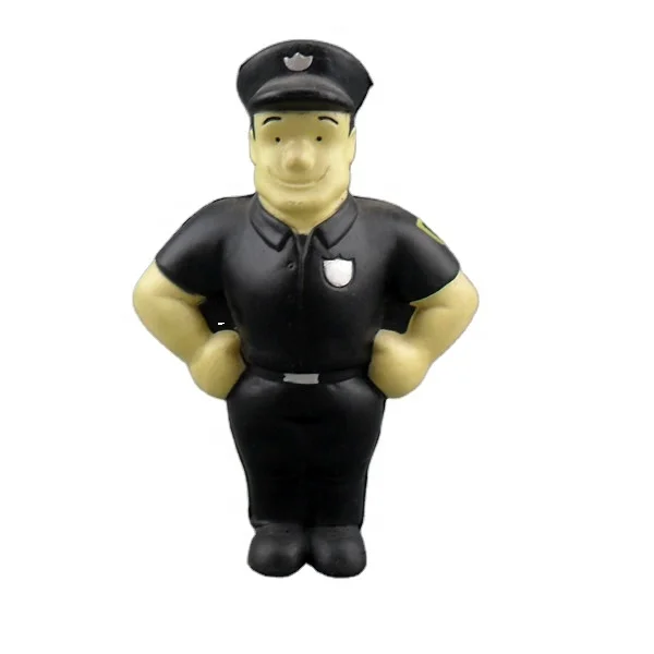 Customize logo  Policeman Bert Stress Reliever  Anti Stress Toy
