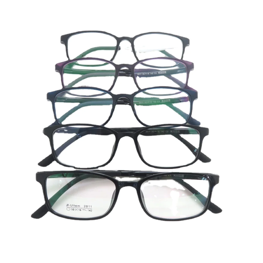 Factory direct tungsten carbon plastic steel eyeglass frame NICE ECHA 2011