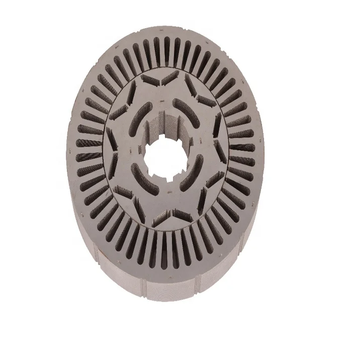New energy Vehicle motor rotor and stator core  lamination