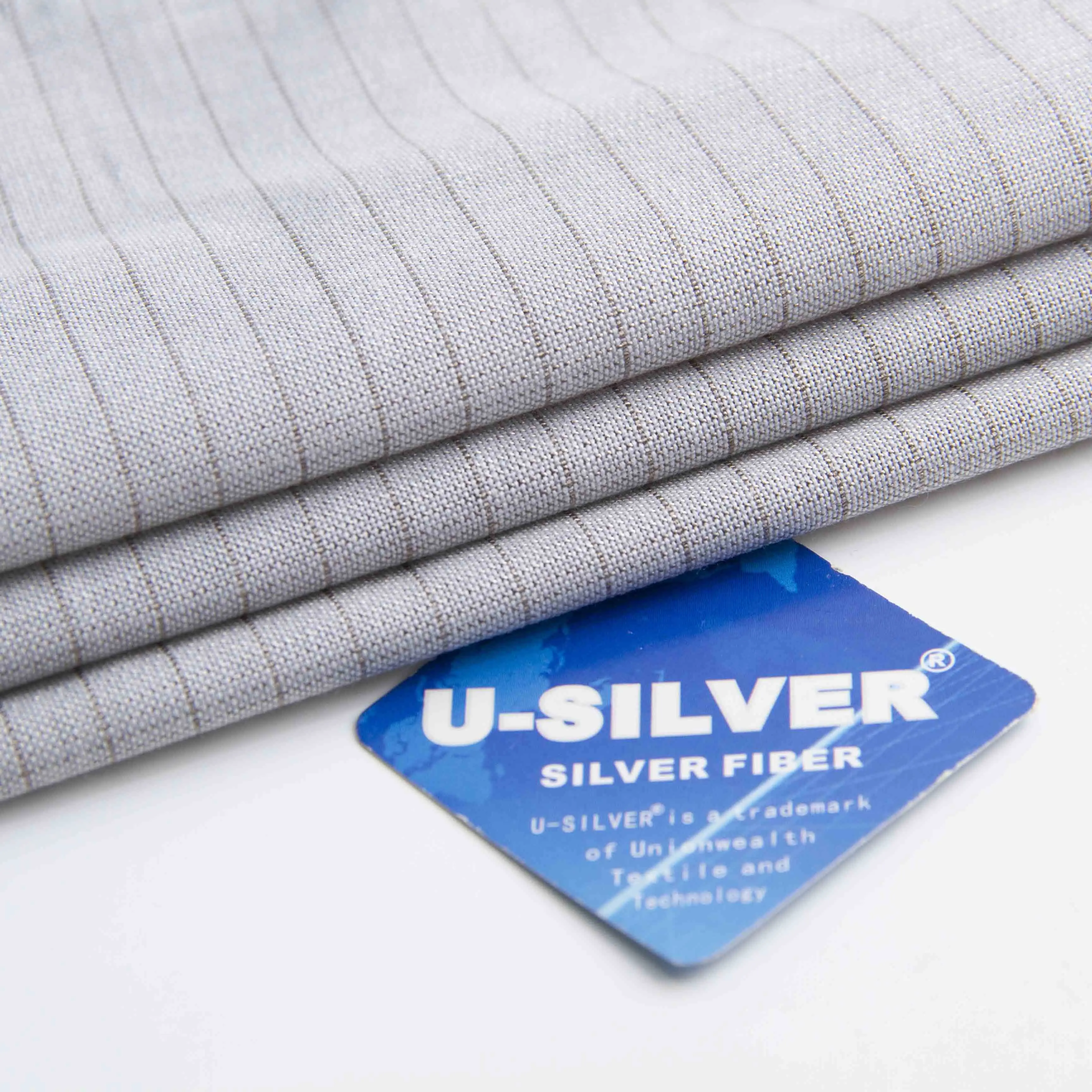 Silver Fiber Stainless High Strength Polyester Conductive Fabric For Artos Fencing Suit Metal clothing Fencing Jacket