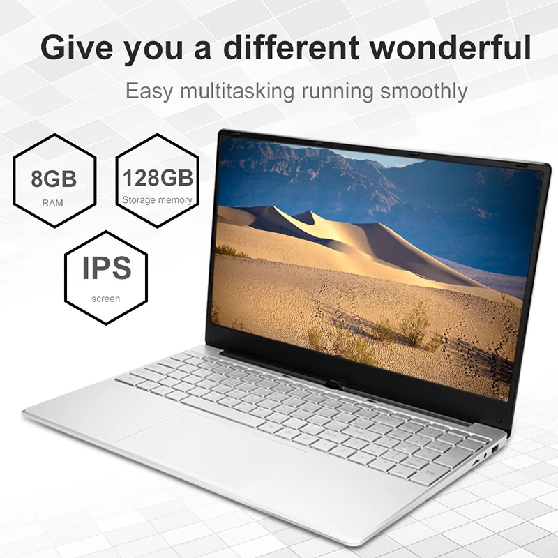Ноутбук intel i3-5005u с разблокировкой по отпечатку пальца оперативная память 8 ГБ ssd 64 Гб ips 1920x1080 оптовая