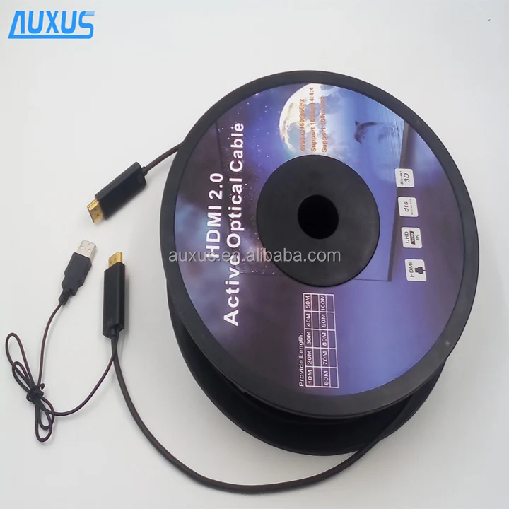 Высокая скорость 20 метров до 100 м 4K2K 60 Гц волоконно-оптический кабель HDMI