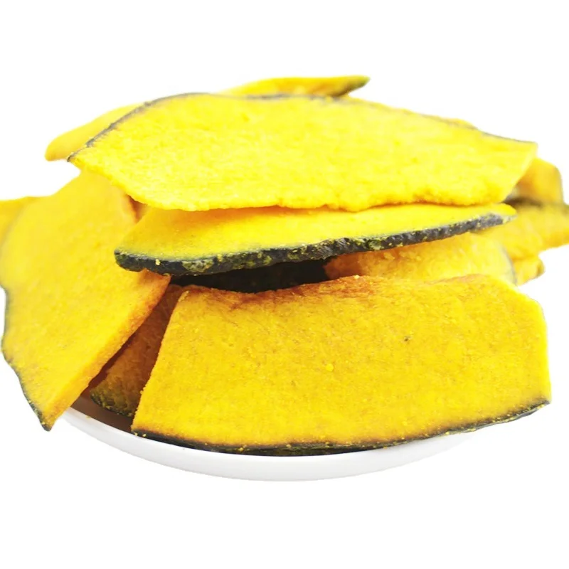 Halal Certificate Dried Vegetables Vacuum Fried Pumpkin Chips For Wholesale Cheap And OEM Professional