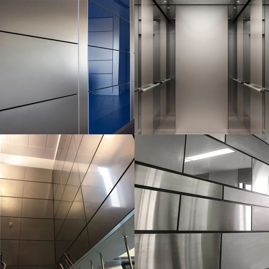 Building Materials ACP Stainless Steel Composite Aluminium Panel Free Sample Metal Panels For Cladding Sheets