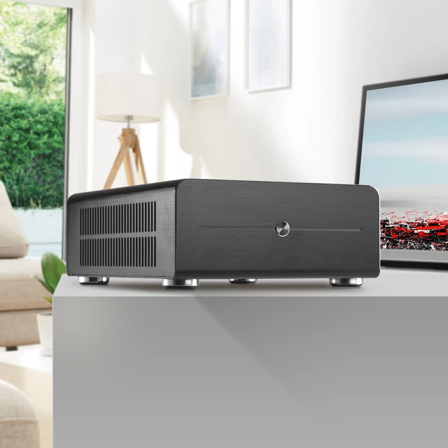 Oem Custom Horizontal Barebone Computer Case With Power Supply And Dc Board