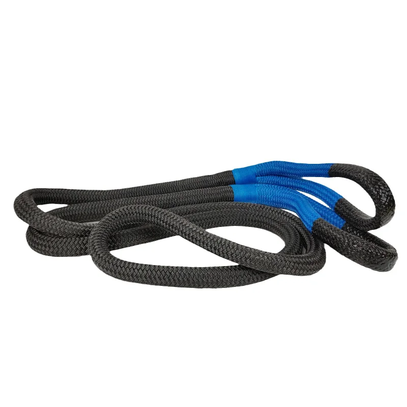 Kinetic Recovery Tow Rope 22mm x 3m Heavy Duty Nylon Double Braided Emergency Towing Rope