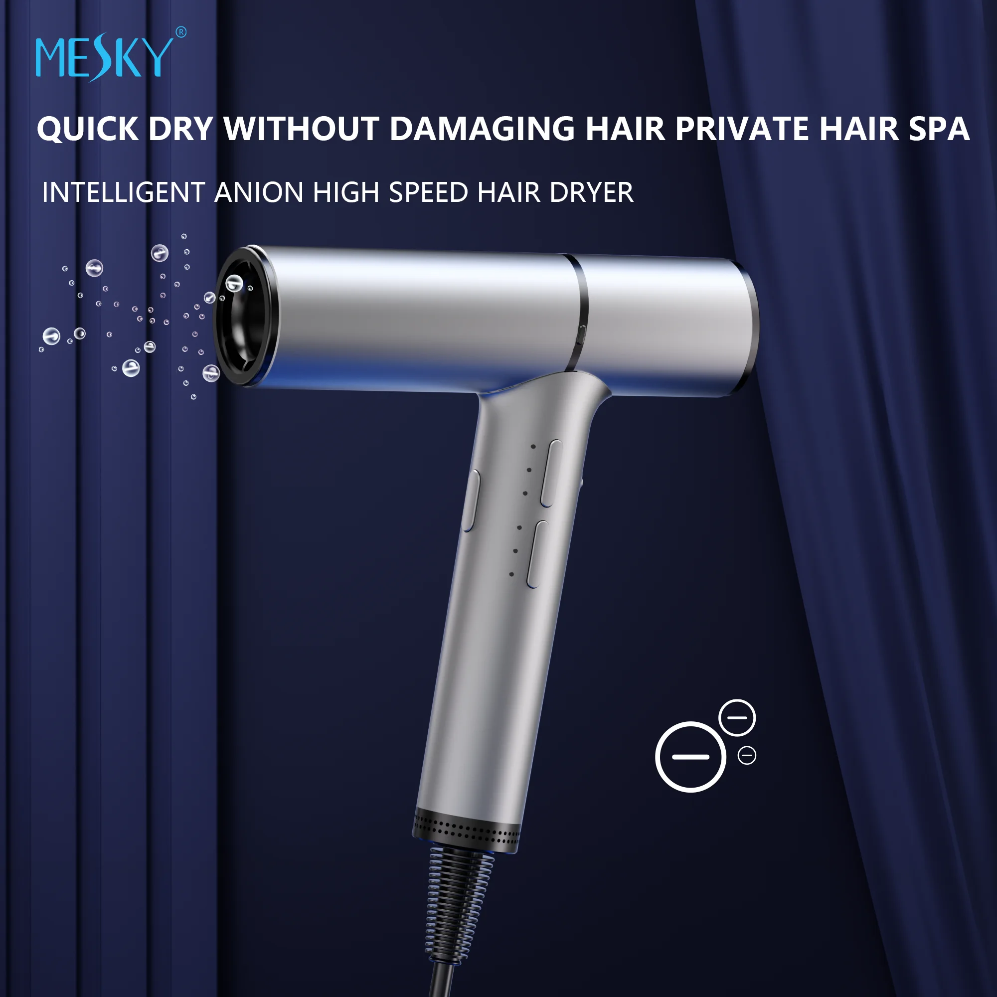 Small order customization 1600w Household High Speed Professional Salon Level Negative Ion High Quality Pc Hair Care