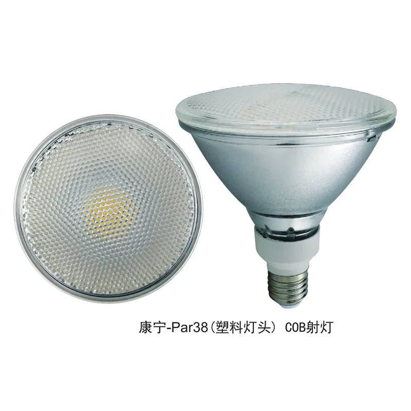 PAR20 7W PAR30 9W 12W  PAR38 12W 15W 18W 100Lm/W Dimming and not dimming LED glass  Spot Light KH-KN