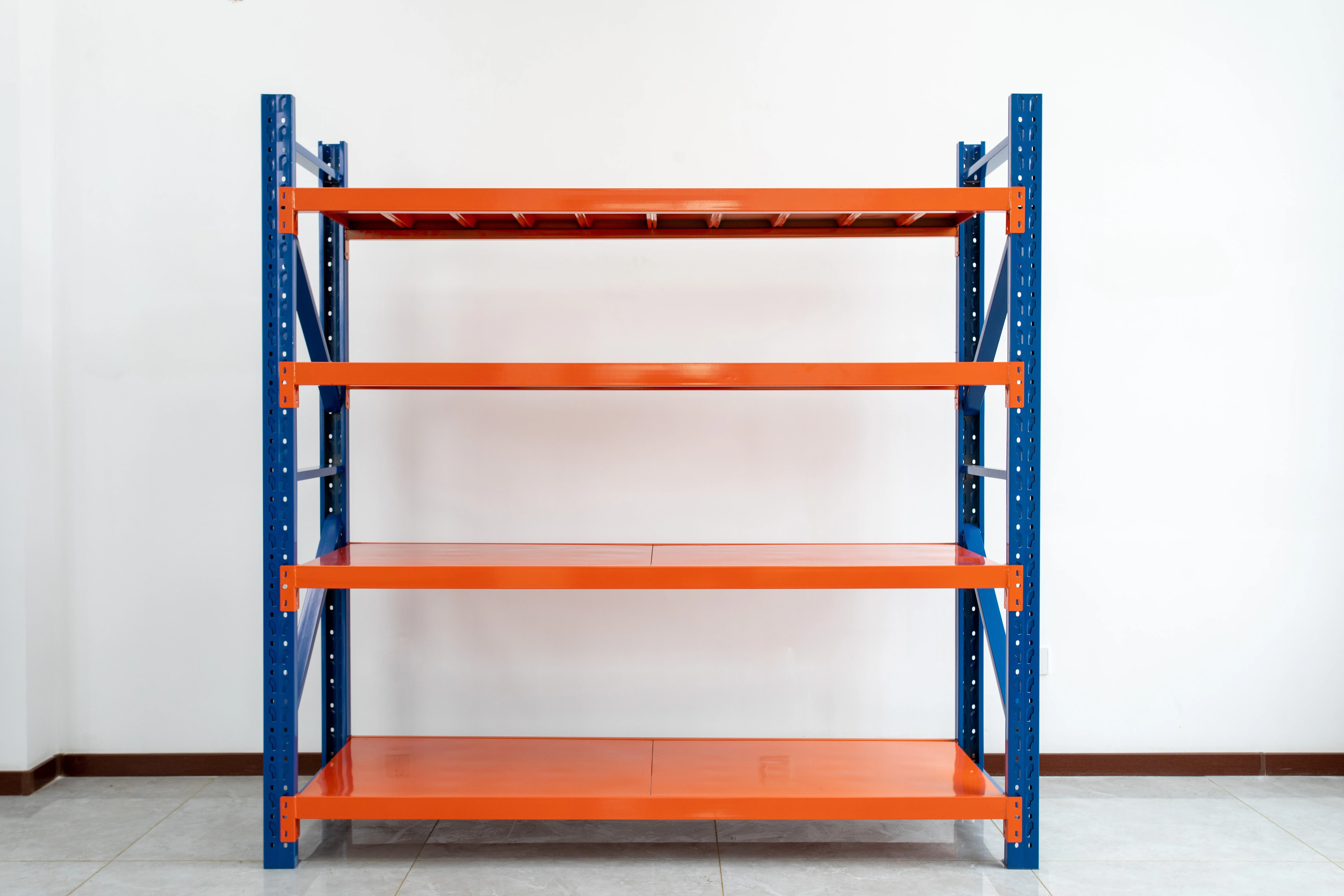 Warehouse Use Heavy Duty Pallet Shelves Customized Design Size 200 X 60 cm