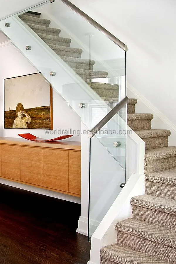 YL Heavy Duty 2-дюймовый стойка из нержавеющей стали стеклянными перилами