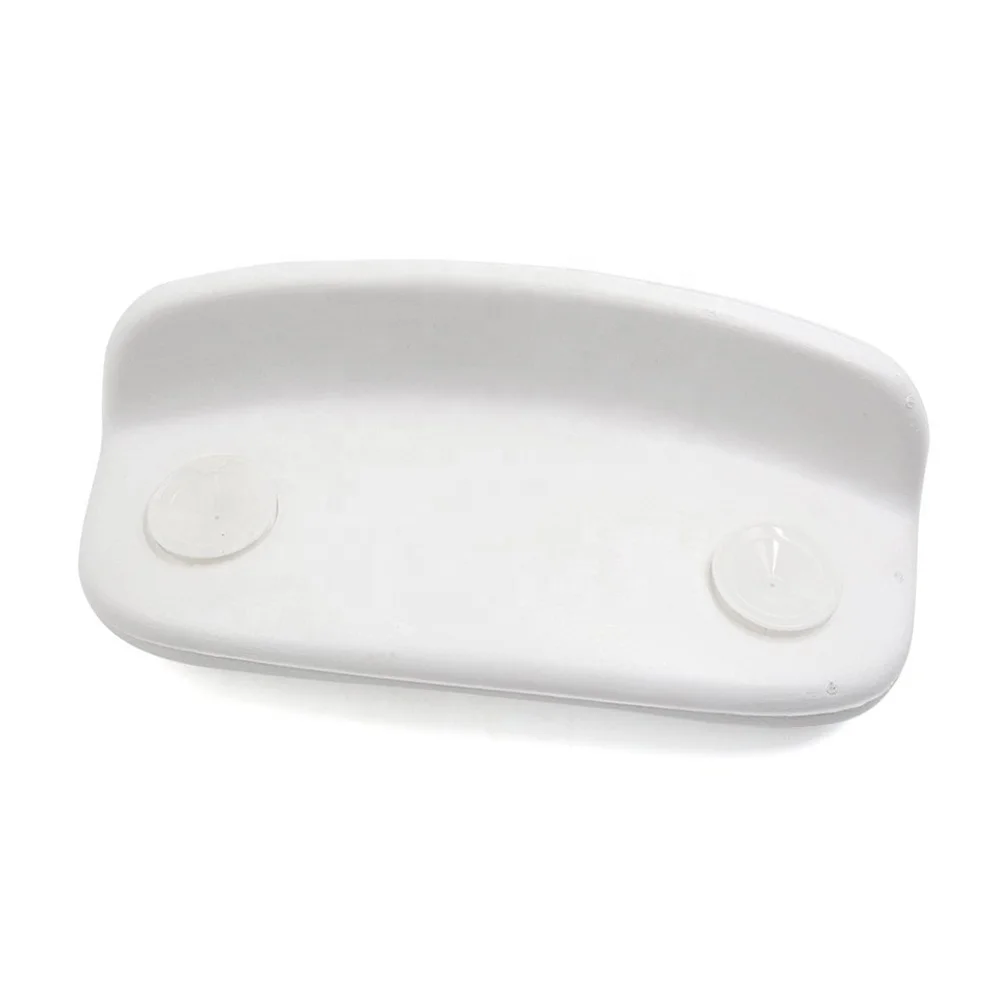 Modern Design 100% Polyester Thick Bath Pillow With Suction Cups