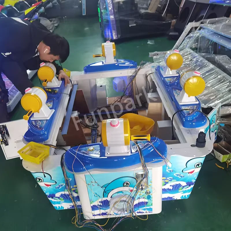 Fun Park Hot Selling 6 Person Fishing Simulator Arcade Games for Amusement Park