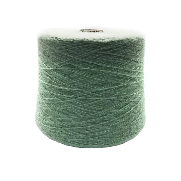 Высокое качество воздуха закрученная трикотажная нейлоновая шерсть, состав ткани: хлопок и акрил смешанная пряжа