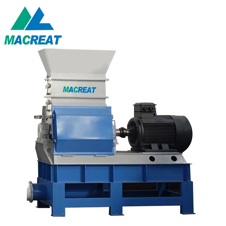 MACREAT Industrial wood grinder sawdust machine Hammer mill for wood chips Large grinding wood crusher machine