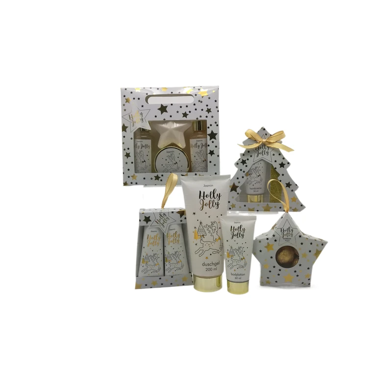 Spice Vanilla bubble bath Shower Gel Xmas Bath Bomb Hydrating Hand Cream Gift Set aromatherapy Exfoliating Hand Sugar Scrub