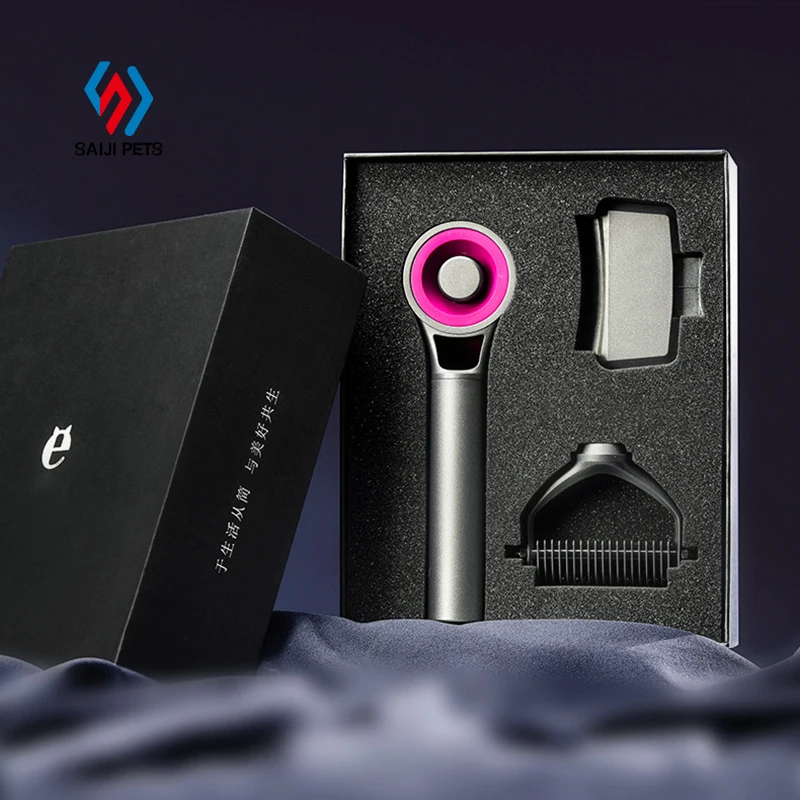 Saiji Новый 3 в 1 для ухода за домашними животными; Роскошная женская обувь, расшитая уборки волос кошка собака кисти и набор расчесок