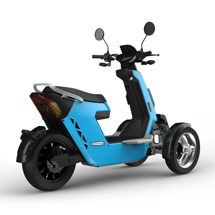 V28 VIGOROUS 2000W 3000W 72V 3 Wheel Reverse Trike Electric Scooter with LED EEC