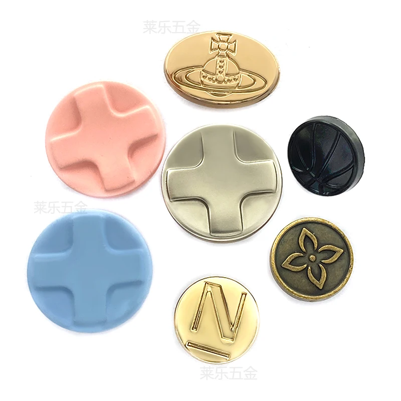 factory wholesale Garment accessories button custom logo metal Black snap buttons press set custom snap button for garments