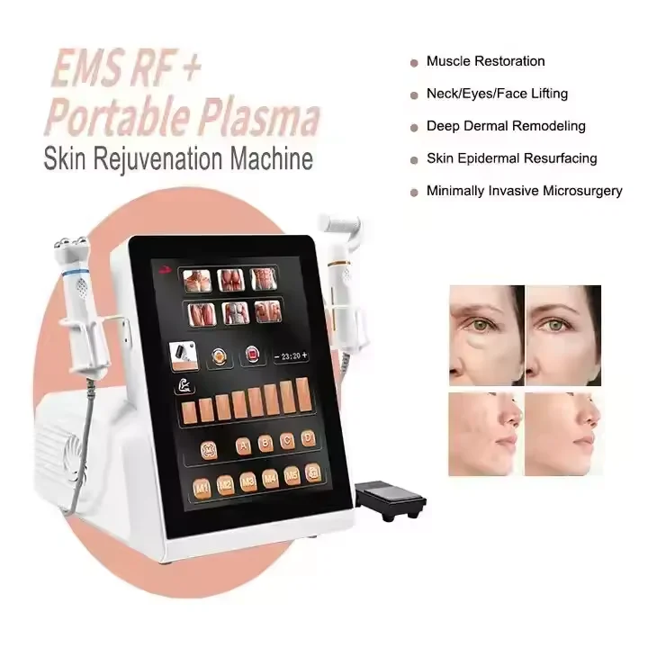 Portable Professional Skin Care Jet Plasma Pen Machine Face Lifting and Acne Scars Removal Massager Roller for Home Use