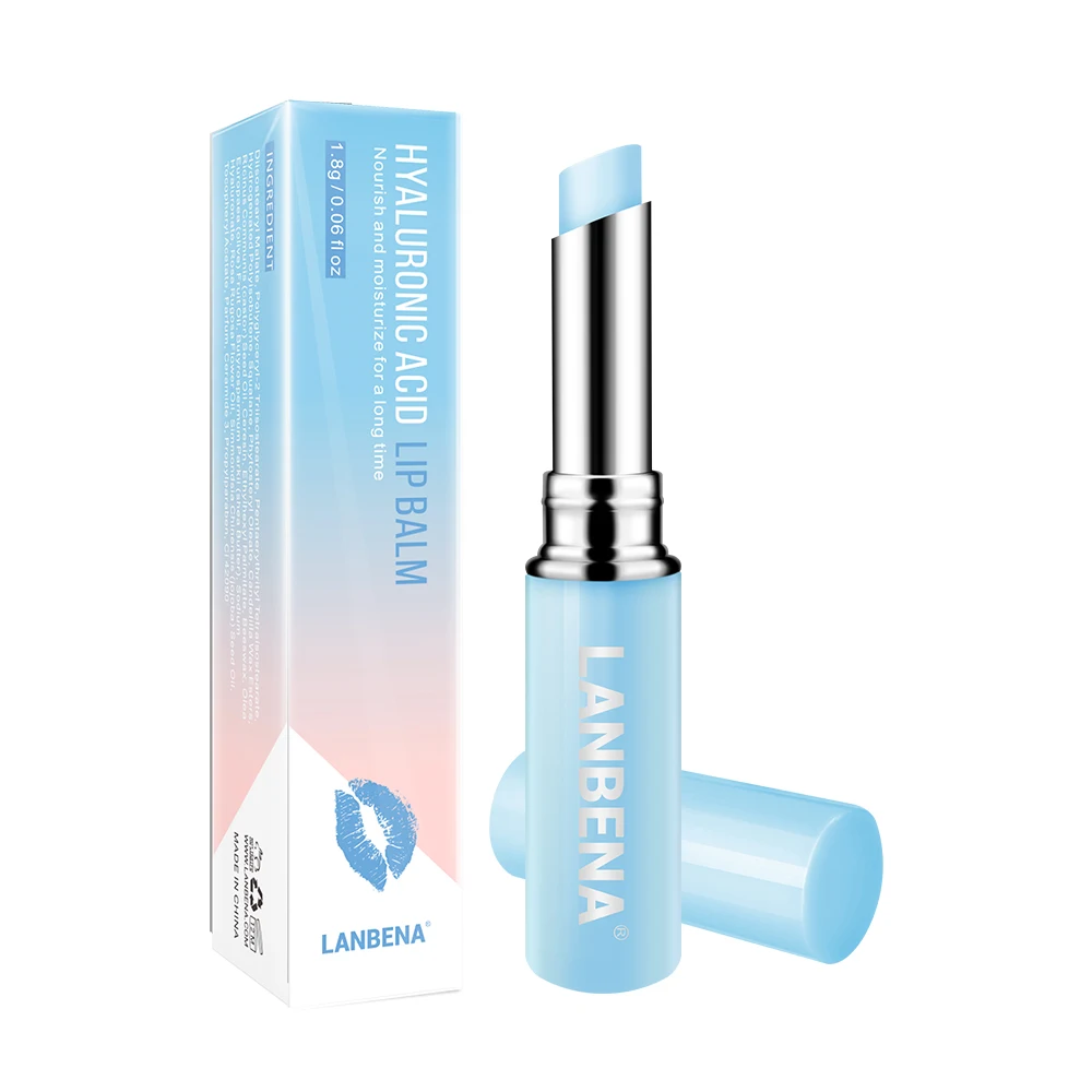  LANBENA Гиалуроновая кислота Уход за губами Бальзам для губ chapstick Бесплатная