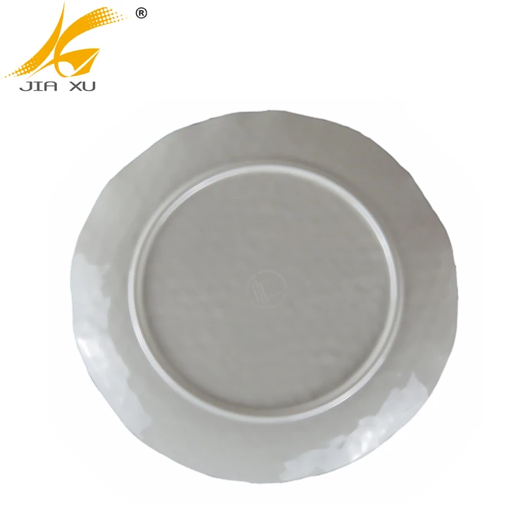 
100% melamine plate A5 high quality wavy dinner plate 