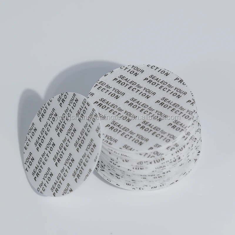 Free Samples Self Adhesive Seal Gasket Pressure Sensitive Foam Seal Liner for Bottle/Jar/Container Cap