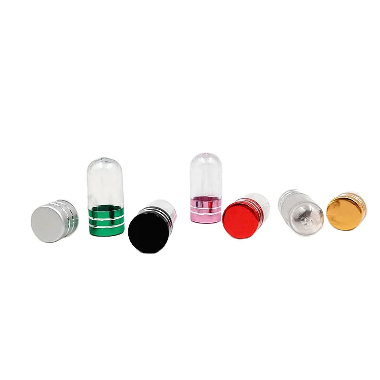 Acrylic High Grade Ps Plastic Health Care Product Packaging Bottle Single Empty Capsule Shell Sub Powder Mini Bottle  in stock