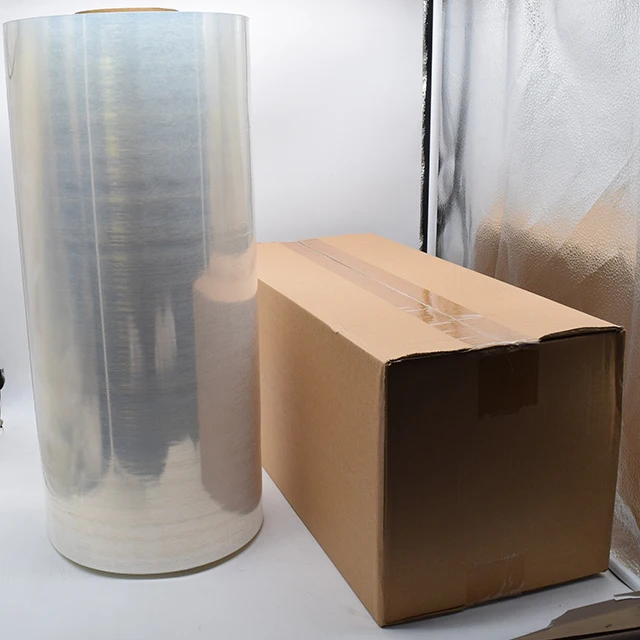 Factory Cast Plastic Packaging Pallet Stretch Wrapping PE Transparent Shrink Wrap