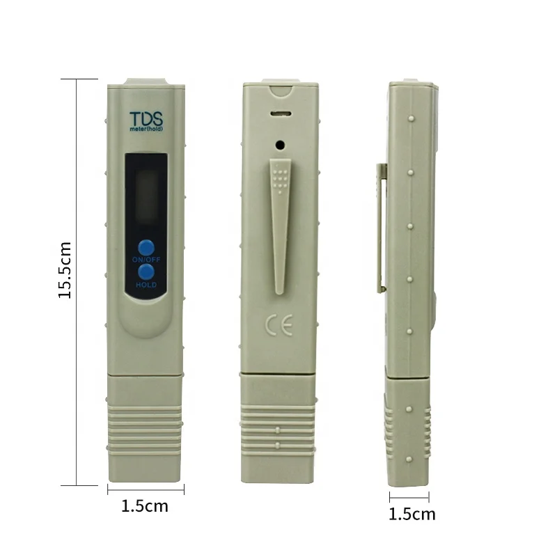 0-9990ppm measuring range water tds meter price