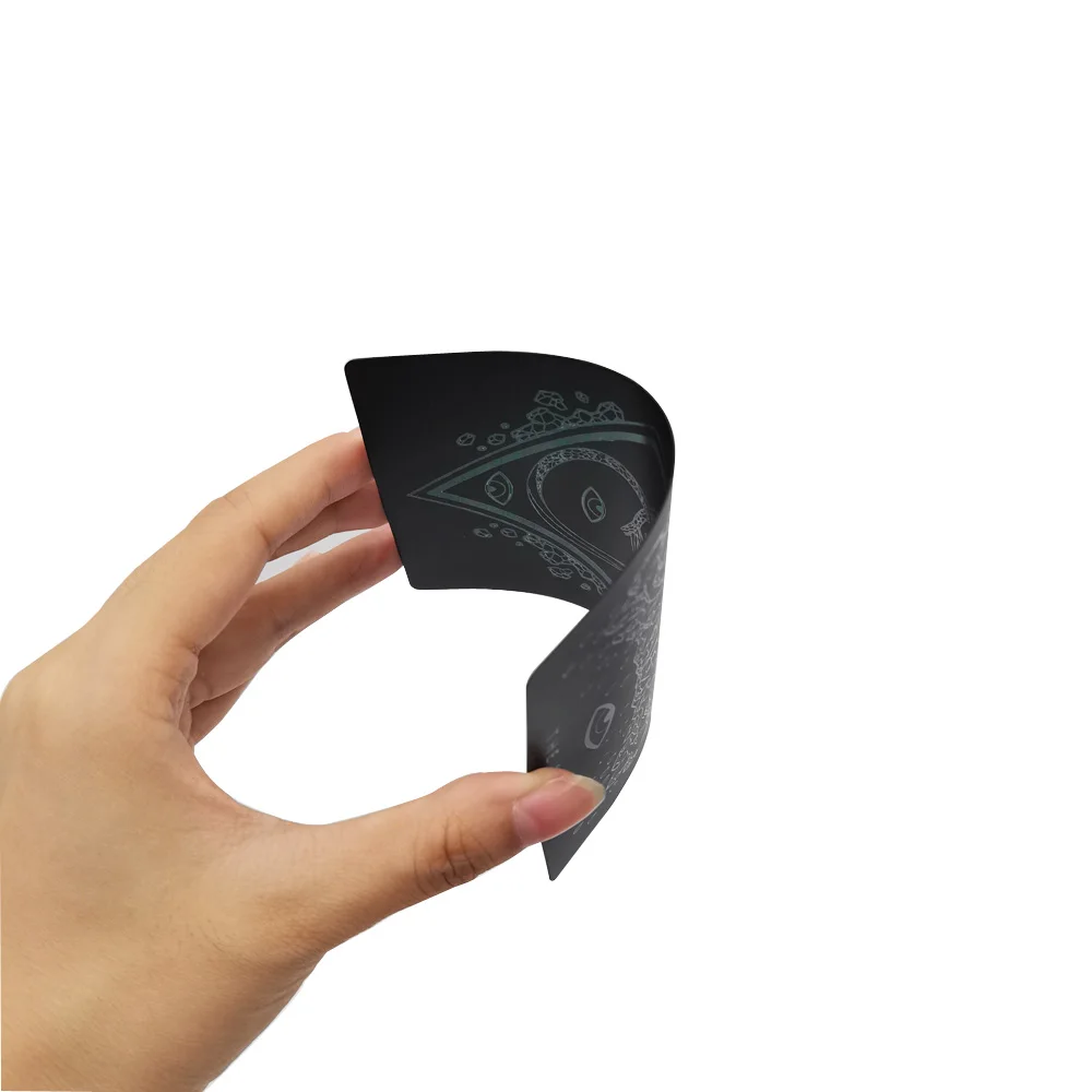 Factory Custom Waterproof PVC Plastic Tarot Cards with Guidebook & Box Made From Durable Paper Material