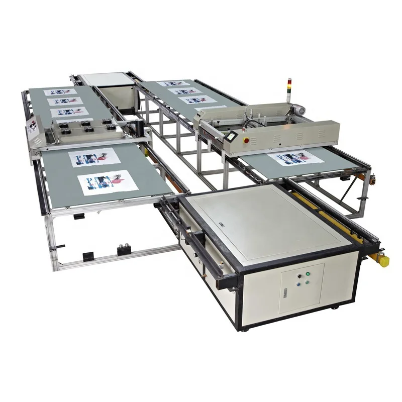 SPT Automatic Flatbed T-shirt Screen Printing Machine