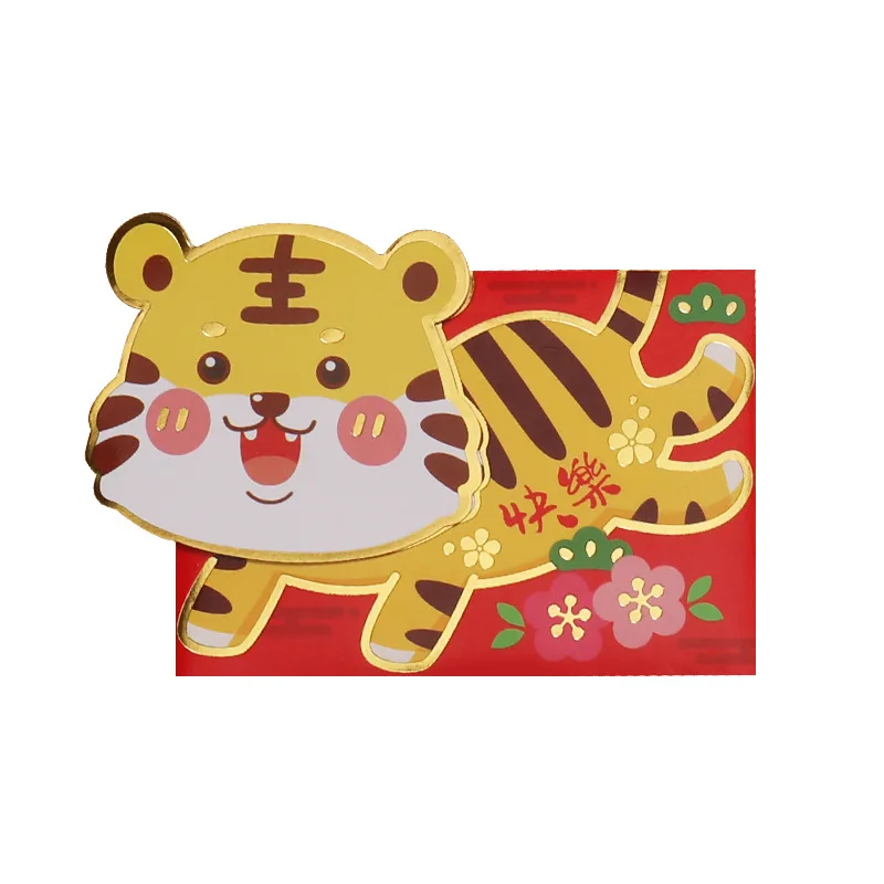 Оригинальный Печатный Hong Bao новый дизайн Роскошная оптовая продажа дешевый китайский новогодний красный пакет