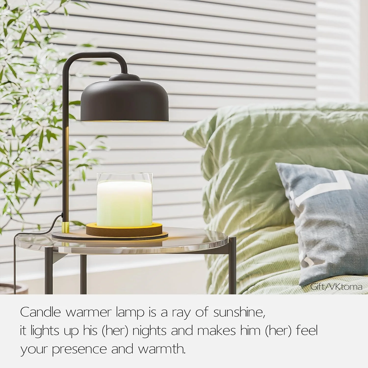 Timer Halogen Bulb Home Decor Electric Aromatherapy Candle Warm Lamp