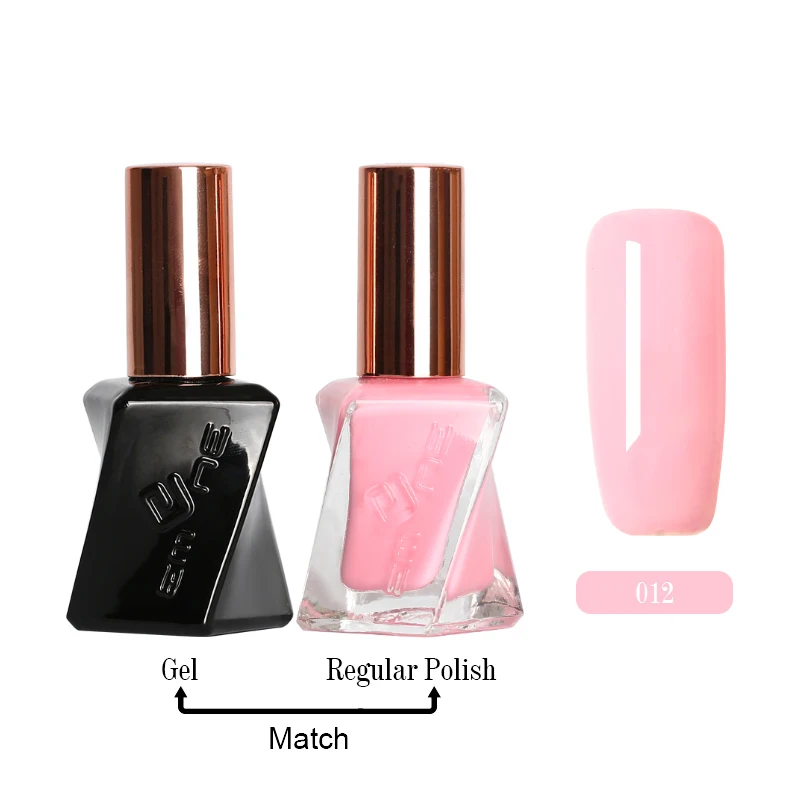 15ml 2 in 1 Multifunctional 110 Colors Customize Logo Long Lasting Rubber Base Gel Nail Polish