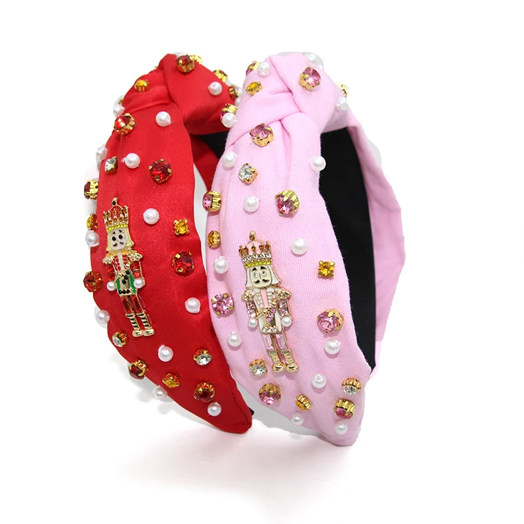 Shenglan New NUTCRACKER Headband Red Christmas Headband Customize Headband Manufacturer