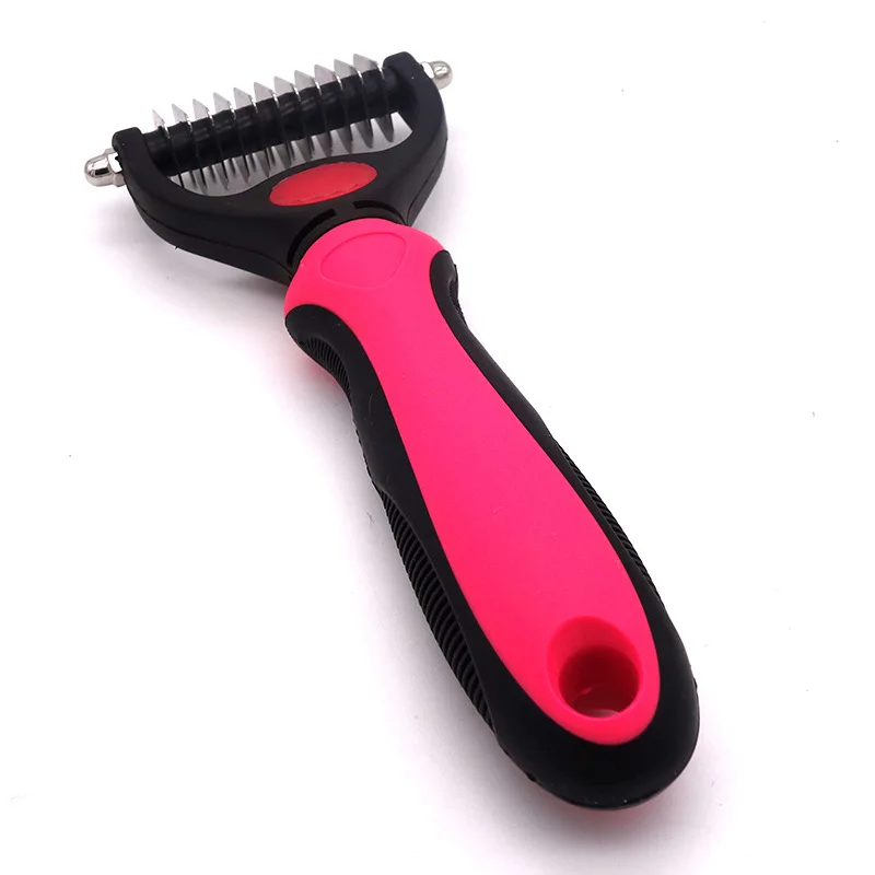 
Wholesale Professional Pet Grooming Tool Dog Cat Double Sided Blades Trimming pet dematting comb 