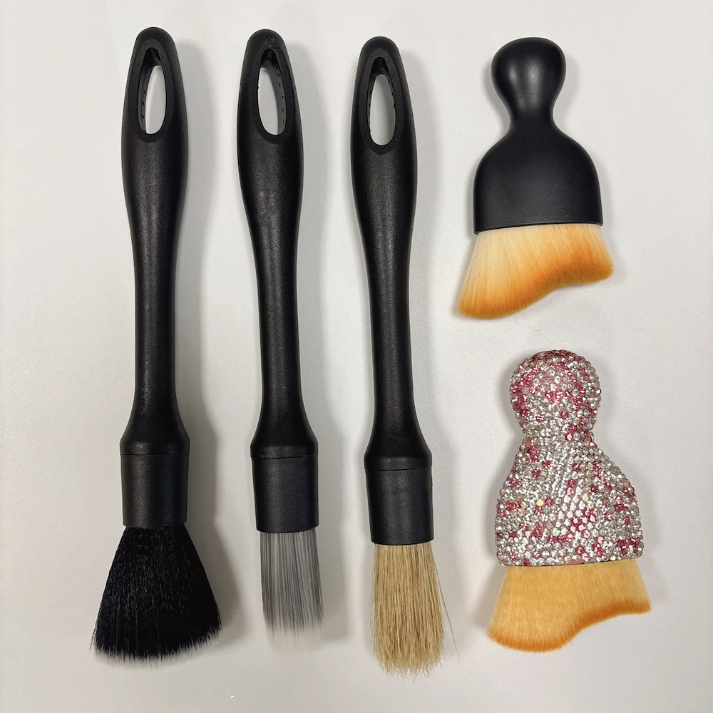 Car Interior Detailing Brush Kit 5 Pack
