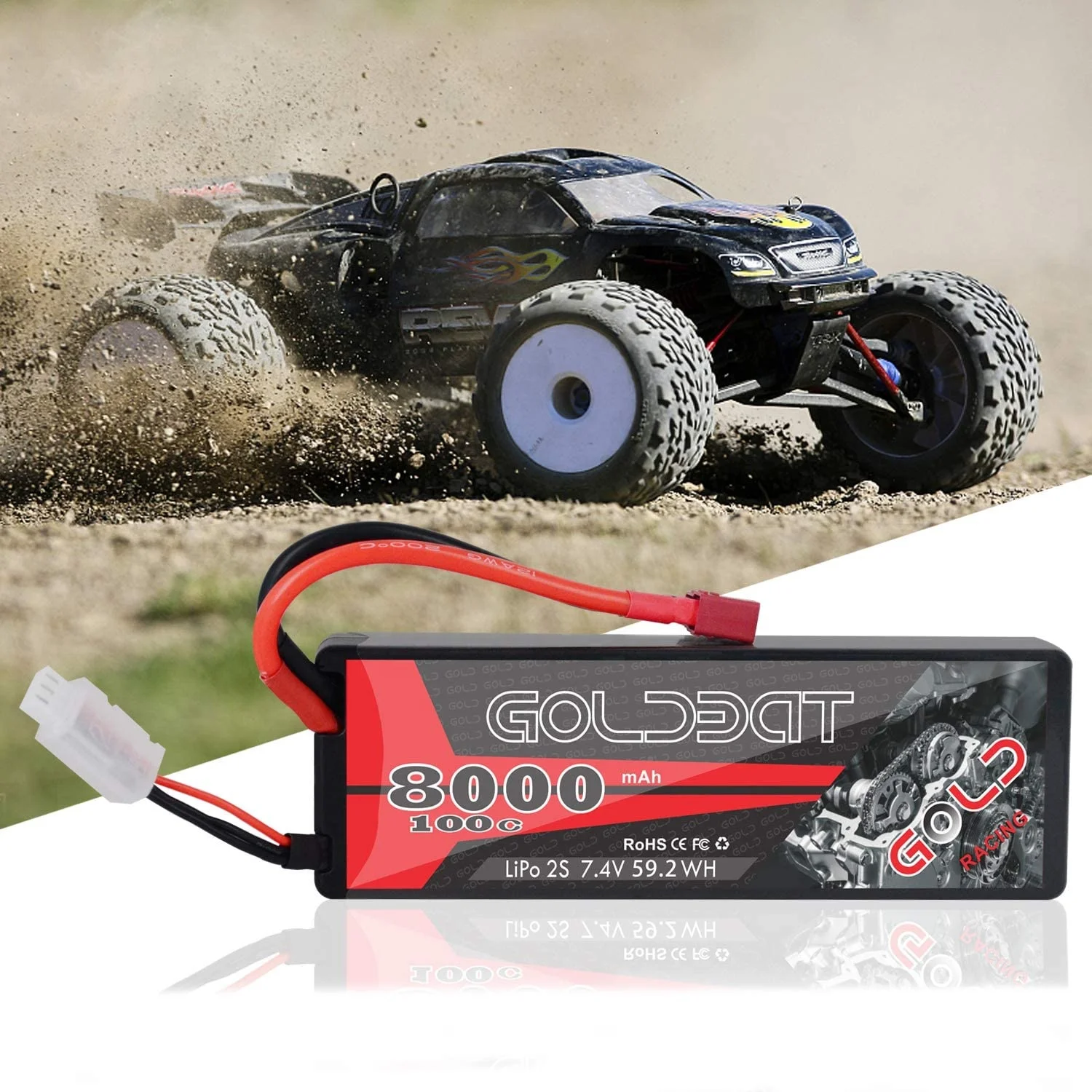 OEM rechargeable cell lipo battery 8000mAh 100C 1S 2S 3S 4S 6S 3.7V 7.4V 11.1V 14.8V 22.2V with low price for FPV