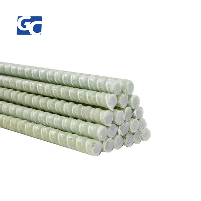 GRECHO GFRP Fiberglass Bar Glass Fiber Rebar Epoxy Composite Fiberglass Rebar For Concrete Reinforcement