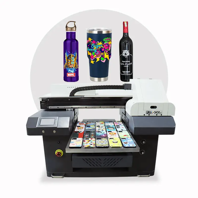УФ 3d принтер Jucolor 6040 tx800 G5i печатная машина алюминиевый лист стекло акрил планшетный