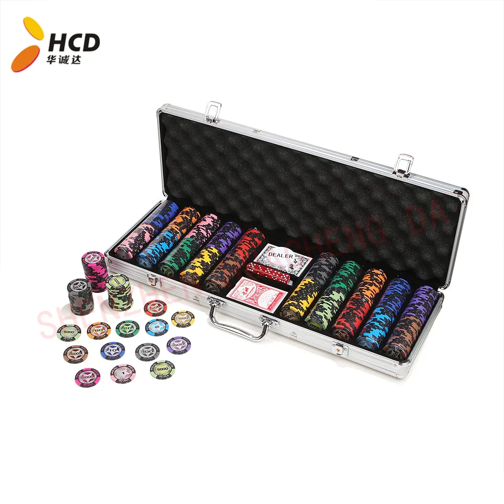 Premium Quality 40mm Poker Chips Custom Logo Clay Material for Home or Professional Use