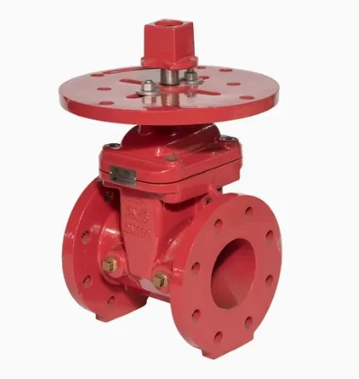 FM/UL  200PSI-NRS Type Flanged End 6 inch non rising firefighting soft seal cast ductile iron flange gate valve