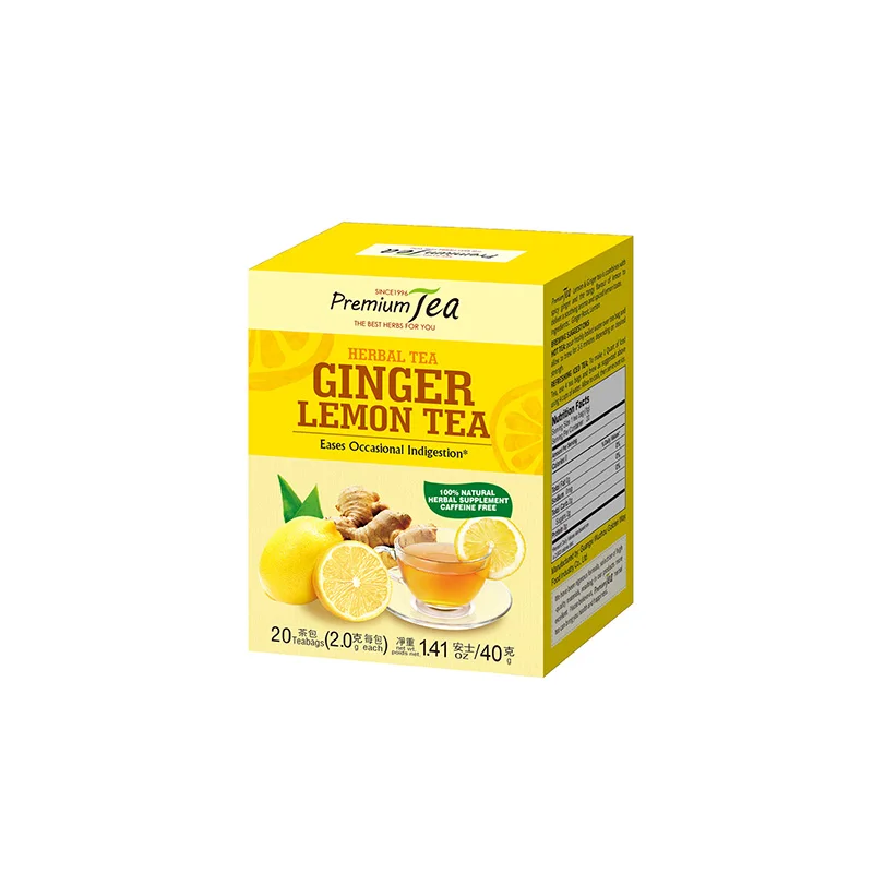 
Wholesale Healthy Digestion Warm Stomach Lemon Ginger Tea 